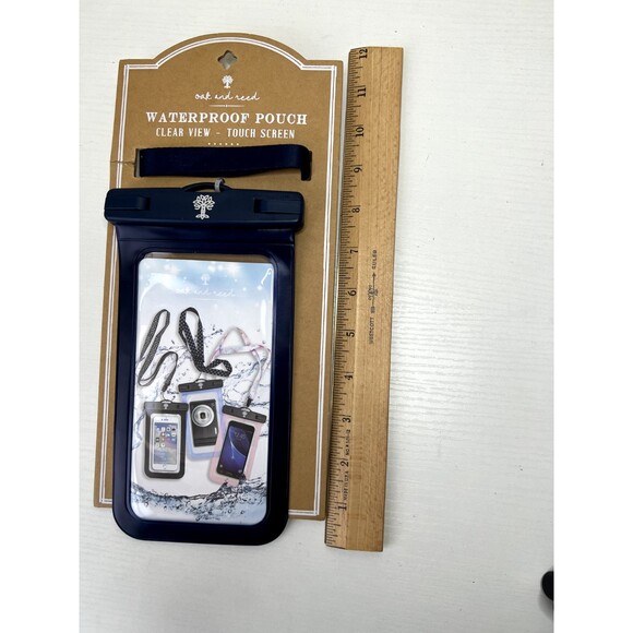 NWT Oak and Reed Waterproof Pouch Clear View Touch Screen Travel Beach Pool New - Picture 7 of 9